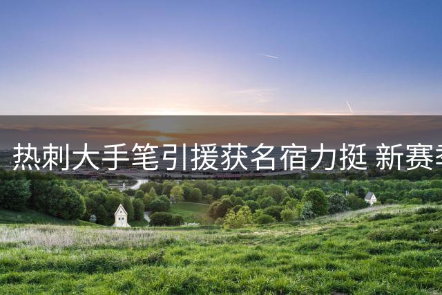 热刺大手笔引援获名宿力挺 新赛季前景可期